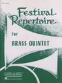 Festival Repertoire for Brass Quintet Full Score Ensemble Collection