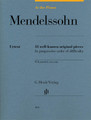 Mendelssohn: At the Piano 13 Well-Known Original Pieces in Progressive Order Henle Music Folios Softcover