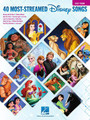 The 40 Most-Streamed Disney Songs Easy Piano Songbook Softcover