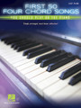First 50 4-Chord Songs You Should Play on the Piano Easy Piano Songbook Softcover