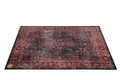 Vintage Persian Style Stage Rug Black Red 6' x 5.25' DrumNBase Rugs General Merchandise