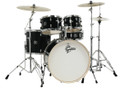 Gretsch Energy 5-Piece Kit with Full Hardware Package & Paiste Cymbals Black Gretsch Import General Merchandise