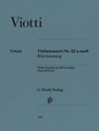 Violin Concerto No. 22 in A Minor Violin and Piano Marked and Unmarked String Parts Henle Music Folios Softcover