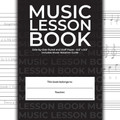 Music Lesson Book Manuscript Paper Softcover