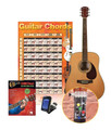 Chordbuddy Holiday Learning Pack with Acoustic Guitar Includes Carlo Robelli Acoustic Dreadnought Guitar Chord Buddy Fretted Instrument Accessories