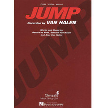 Jump by Van Halen. For Piano/Vocal/Guitar. Piano Vocal. 12 pages. Published by Hal Leonard.

Sheet music.