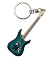 San Jose Sharks Electric Guitar Keychain Woodrow Guitars Gift Item