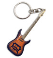 Detroit Tigers Electric Guitar Keychain Woodrow Guitars Gift Item