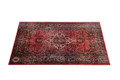 Vintage Persian Style Stage Rug Original Red 4.26' X 3' DrumNBase Rugs Drum Accessory & Parts