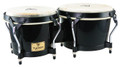 Supremo Series Black Finish Bongos 7″ & 8-1/2″ Tycoon Percussion