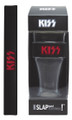 KISS Slap Band Single Pint Glassware Black Band/Red Logo Iconic Concepts Gift Item