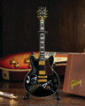 Gibson BB King ES-355 Lucille Tribute Ebony Mini Guitar Model Axe Heaven Guitars Gift Item