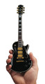 Gibson Les Paul Custom Ebony Mini Guitar Replica Axe Heaven Guitars Gift Item