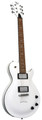 Patriot Decree Standard Gloss White Chambered Electric Guitar Michael Kelly Guitars Guitars