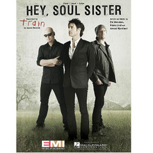 Hey, Soul Sister by Train. For Piano/Vocal/Guitar. Piano Vocal. 12 pages. Published by Hal Leonard.

This sheet music features an arrangement for piano and voice with guitar chord frames, with the melody presented in the right hand of the piano part as well as in the vocal line.