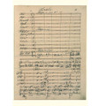 Antonin Dvorak Music Manuscript Greeting Card