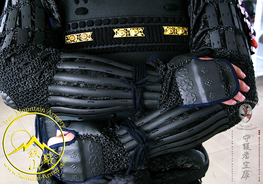 samurai armour kote armoured sleeves guardians vault australia