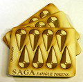 SAGA-21  MDF Fatigue Markers-Kite Shield Tokens