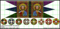 LBM-146 Anglo-Saxon Banner & Shield Sheet