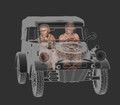 BLITZ-74 German Kubelwagon  w/ crew