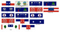 ACW-12 Confederate Stae Flags