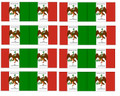 MAW-2a Mexican Flags