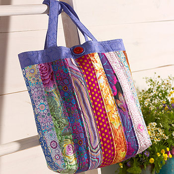 Patchwork Tote Bag Free Pattern Hyggeligt Fabrics Patchwork Tote Bag Free Pattern Image 1