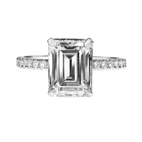 Emerald Cut Diamond Engagement Ring Diamond Engagement Emerald Cut Diamond Engagement Ring Diamond Engagement