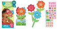 QUICK STICKERS KIT - GLITTER PAPER FLOWERS