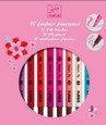 DJECO - 10 FELT BRUSHES - PINK
