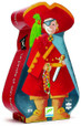 DJECO - SILHOUETTE 36PC PUZZLE - THE PIRATE AND HIS TREASURE