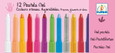 DJECO - 12 GEL PASTELS - GIRL