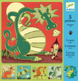 DJECO - STENCILS - DRAGONS