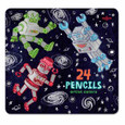 EEBOO - COLOURING PENCILS - SILVER ROBOT