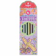 EEBOO - METALLIC PENCILS - GOLD BIRDS