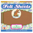 EEBOO - FELT SHEETS - CHIPMUNK