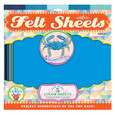 EEBOO - FELT SHEETS - BLUE CRAB