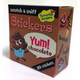 SCRATCH-AND-SNIFF STICKERS ON A ROLL - CHOCOLATE