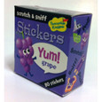 SCRATCH-AND-SNIFF STICKERS ON A ROLL - GRAPE