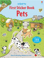 USBORNE - FIRST STICKER BOOK - PETS