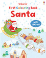 USBORNE - FIRST COLOURING BOOK - SANTA