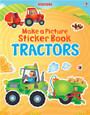 USBORNE - MAKE A PICTURE STICKER BOOK - TRACTORS