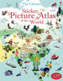USBORNE - STICKER BOOK - PICTURE ATLAS OF THE WORLD