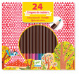 DJECO - 24 COLOURING PENCILS