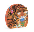 DJECO - SILHOUETTE 24PC PUZZLE - THE TIGER'S WALK