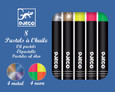 DJECO - 8 OIL PASTELS - POP COLOUR