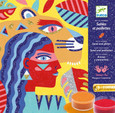 DJECO - COLOURED SAND & GLITTER ART - TOTEM ANIMAL