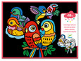 DJECO - VELVET COLOURING - BABY BIRDS