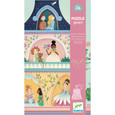 DJECO - GIANT SILHOUETTE 36PC PUZZLE - THE PRINCESS TOWER