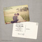 Marissa 1 - 4x6 Vintage Photo Save the Date Postcard card